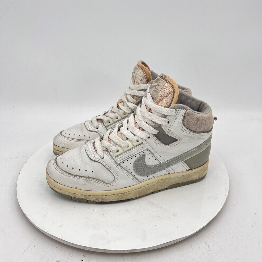 Vintage Nike Air Delta Force AC Men Size 6 White Grey Sneaker Made In Korea